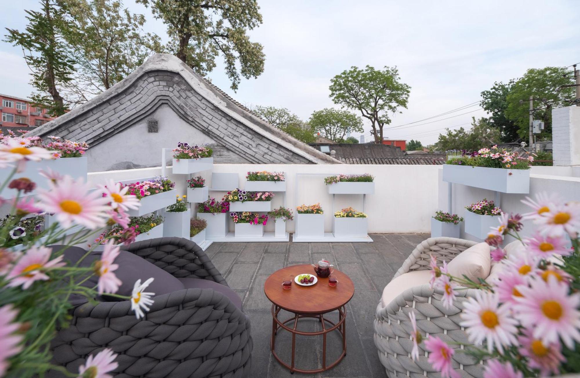 Xinxiang Yayuan Beijing Sihe Courtyard With Sky Garden Terrace Near Tiananmen Square Forbidden City Wangfujing Pedestrian Street And The Subway エクステリア 写真