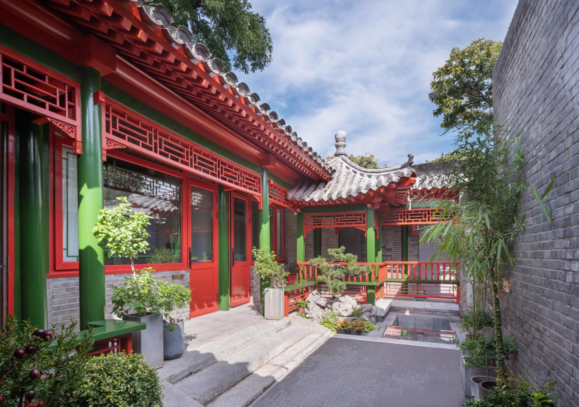 Xinxiang Yayuan Beijing Sihe Courtyard With Sky Garden Terrace Near Tiananmen Square Forbidden City Wangfujing Pedestrian Street And The Subway エクステリア 写真