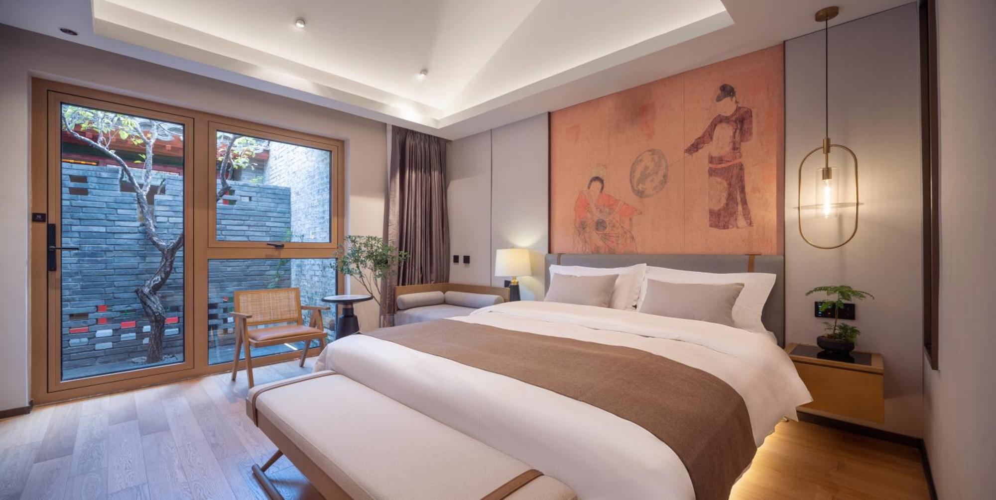 Xinxiang Yayuan Beijing Sihe Courtyard With Sky Garden Terrace Near Tiananmen Square Forbidden City Wangfujing Pedestrian Street And The Subway エクステリア 写真