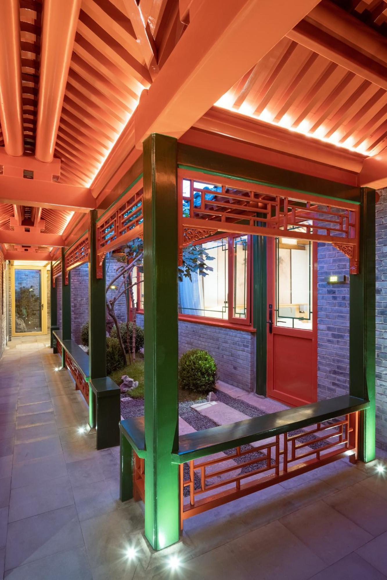Xinxiang Yayuan Beijing Sihe Courtyard With Sky Garden Terrace Near Tiananmen Square Forbidden City Wangfujing Pedestrian Street And The Subway エクステリア 写真