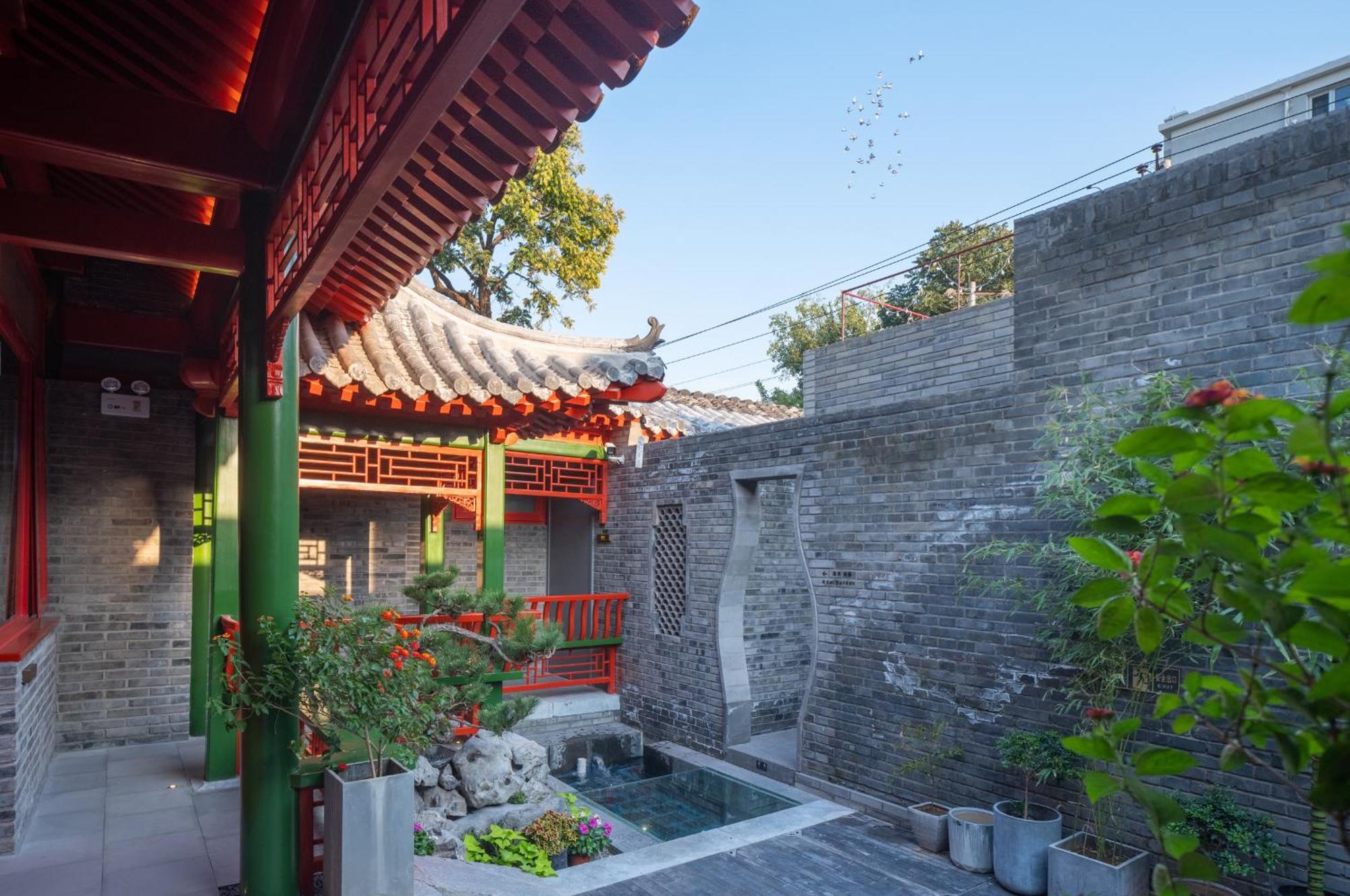 Xinxiang Yayuan Beijing Sihe Courtyard With Sky Garden Terrace Near Tiananmen Square Forbidden City Wangfujing Pedestrian Street And The Subway エクステリア 写真