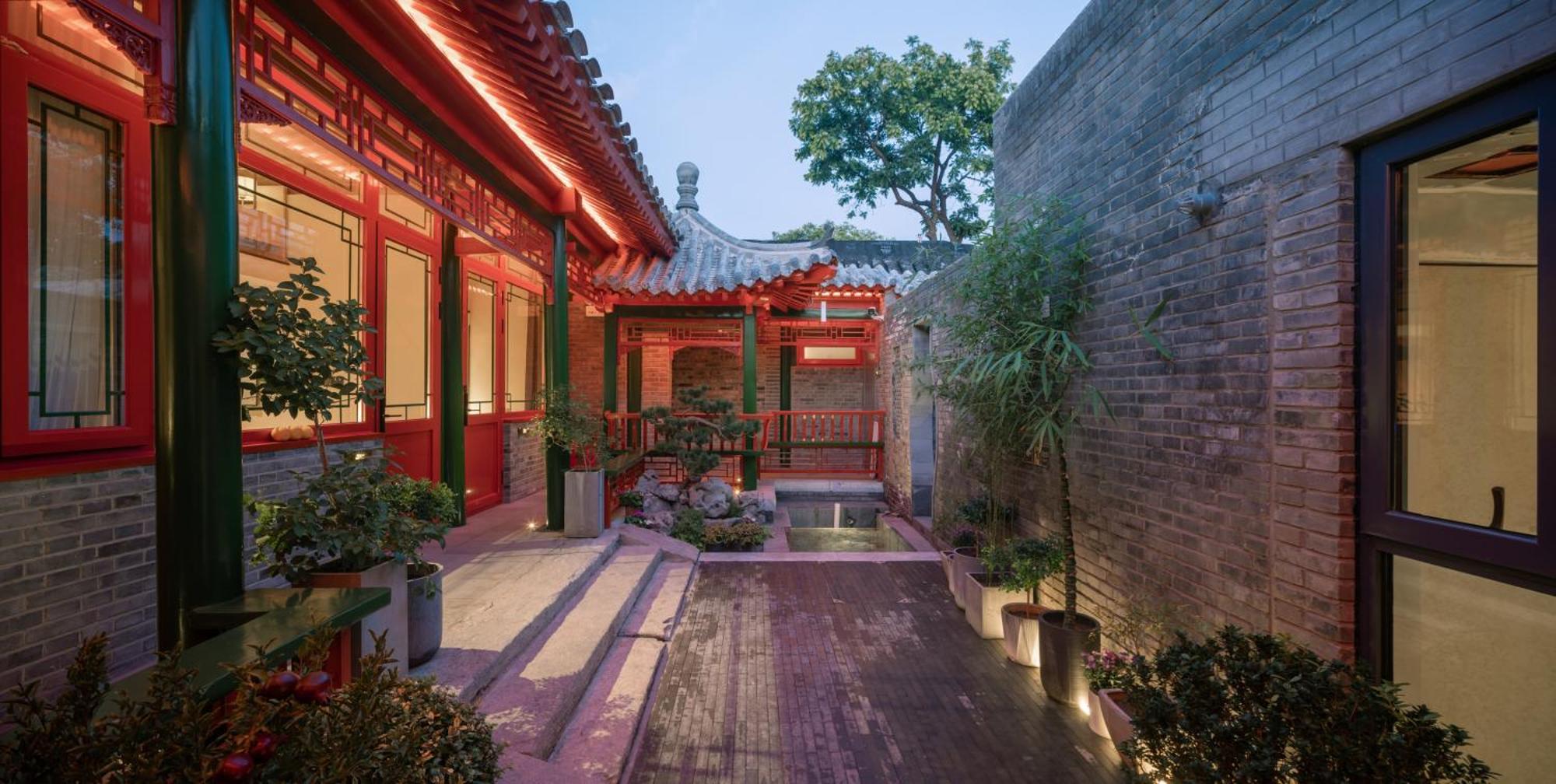 Xinxiang Yayuan Beijing Sihe Courtyard With Sky Garden Terrace Near Tiananmen Square Forbidden City Wangfujing Pedestrian Street And The Subway エクステリア 写真